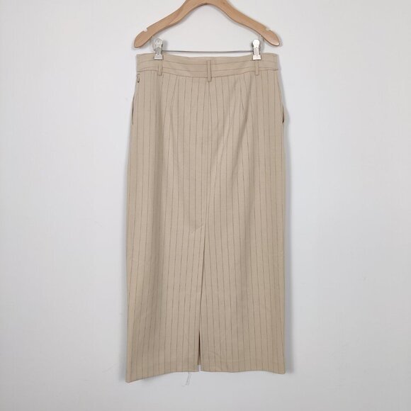 Maison D'Amelie Women's Maxi Striped Pencil Skirt Size 6 NEW Bohemian Boho - Picture 3 of 10
